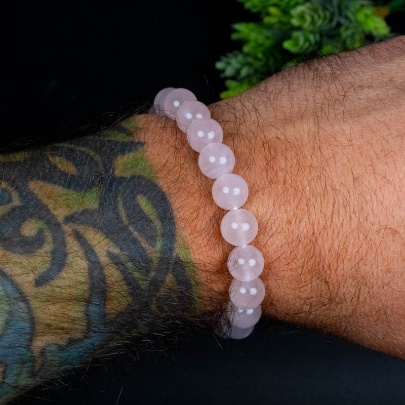 Rose Quartz Bead Bracelets | WHOLESALE CLEARANCE