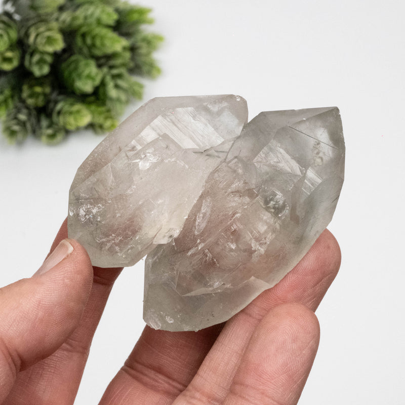 Smoky Quartz Crystal 116 g 71x55mm DT Twin