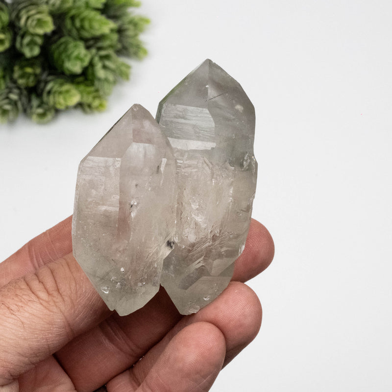 Smoky Quartz Crystal 116 g 71x55mm DT Twin
