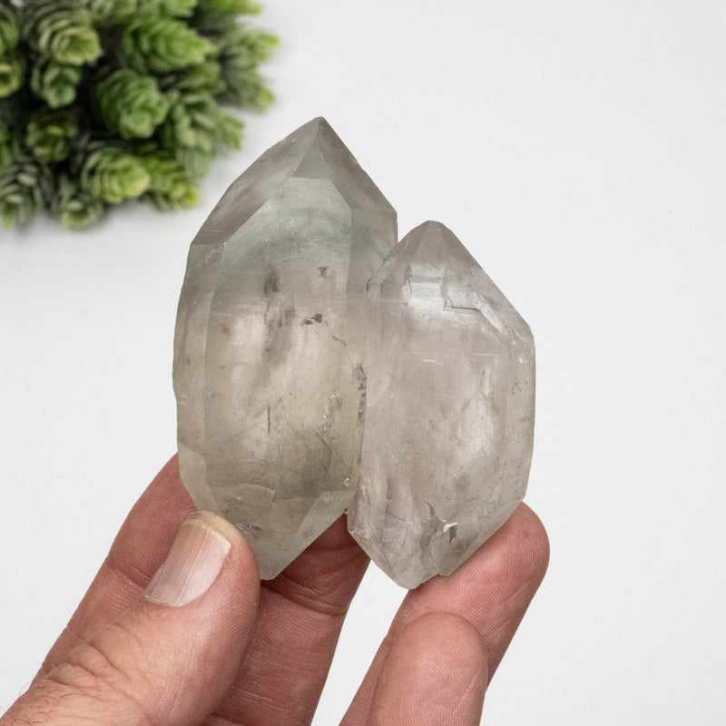 Smoky Quartz Crystal 116 g 71x55mm DT Twin