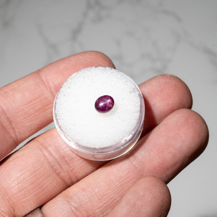 Star Ruby 1.85 ct 6x5mm