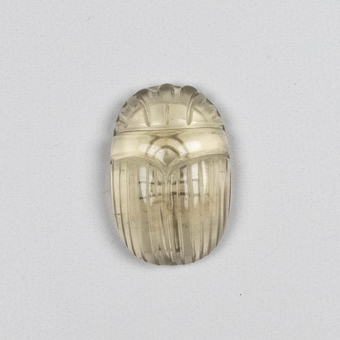 Libyan Desert Glass Scarab Gemstone Carving 25x16mm