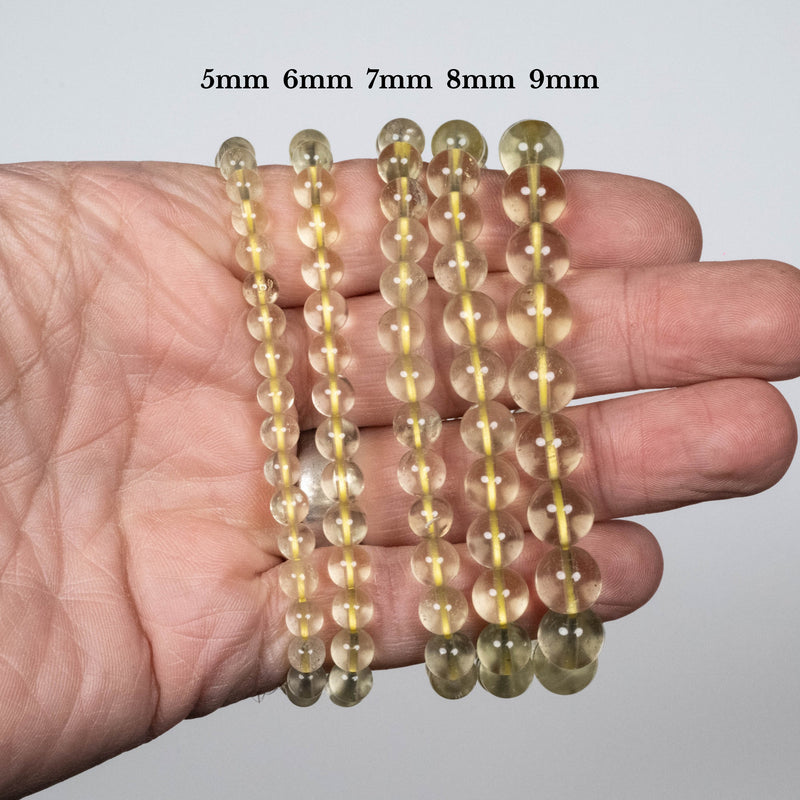 AAA Libyan Desert Glass Bead Bracelet | Choose Size - InnerVision Crystals