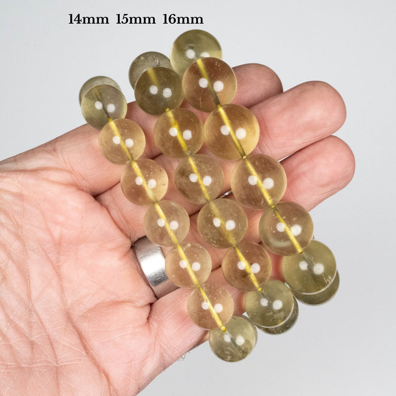 AAA Libyan Desert Glass Bead Bracelet | Choose Size - InnerVision Crystals