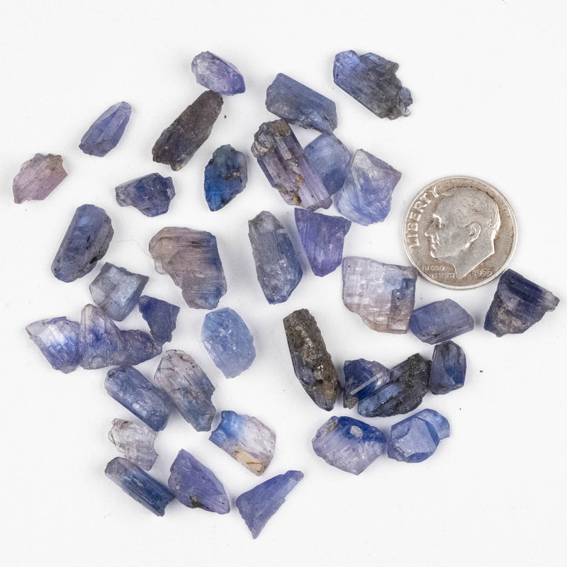 Tanzanite Crystals 100 cts Terminated | Wholesale Lot