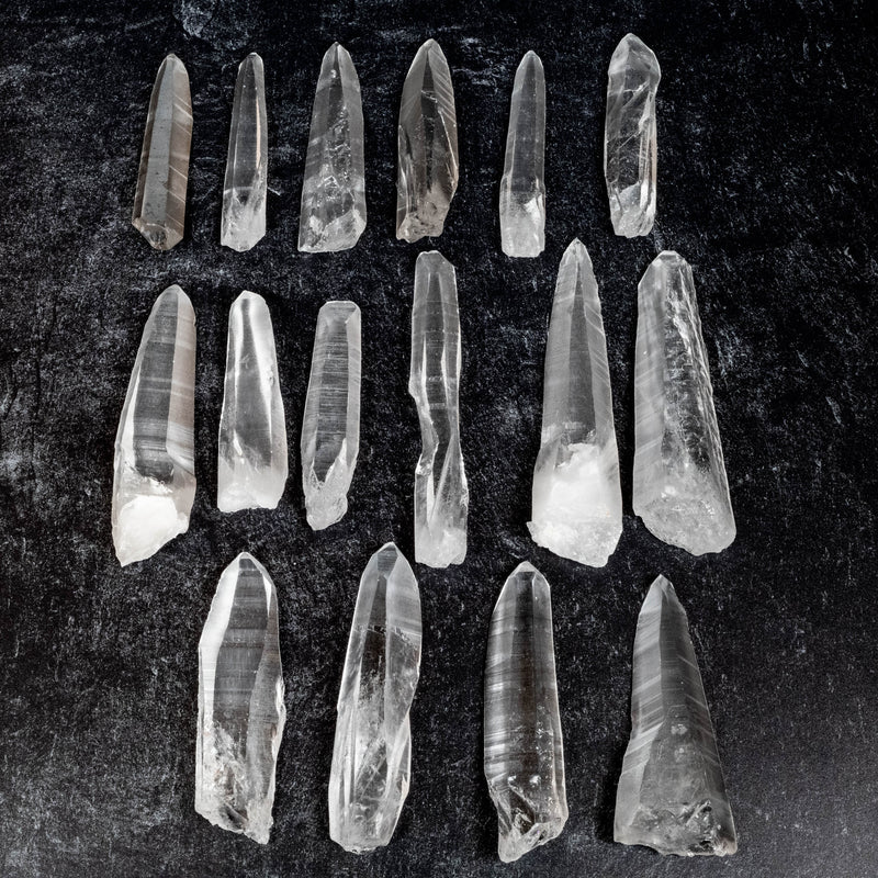 Lemurian Seed Quartz Crystals 1 Kilo 3" - 5" | Wholesale Lot
