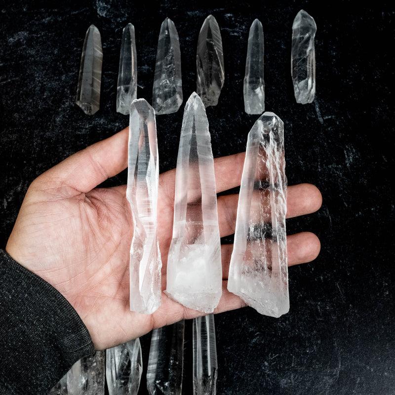 Lemurian Seed Quartz Crystals 1 Kilo 3" - 5" | Wholesale Lot