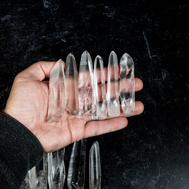 Lemurian Seed Quartz Crystals 1 Kilo 3" - 5" | Wholesale Lot
