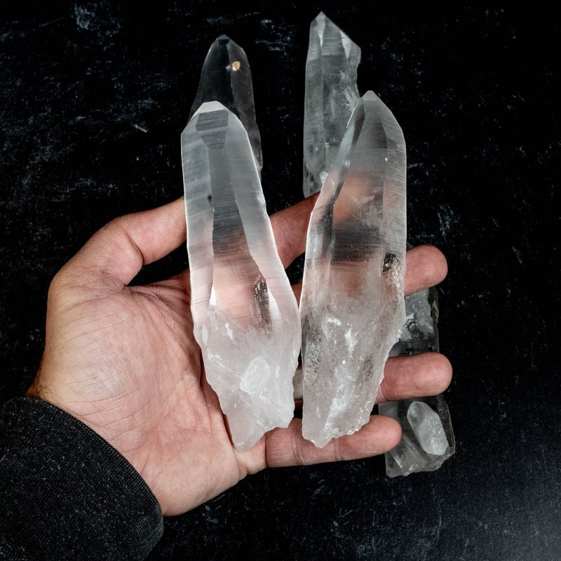 Lemurian Seed Quartz Crystals 1.20 Kilo 4.5" - 5.8" | Wholesale Lot - InnerVision Crystals