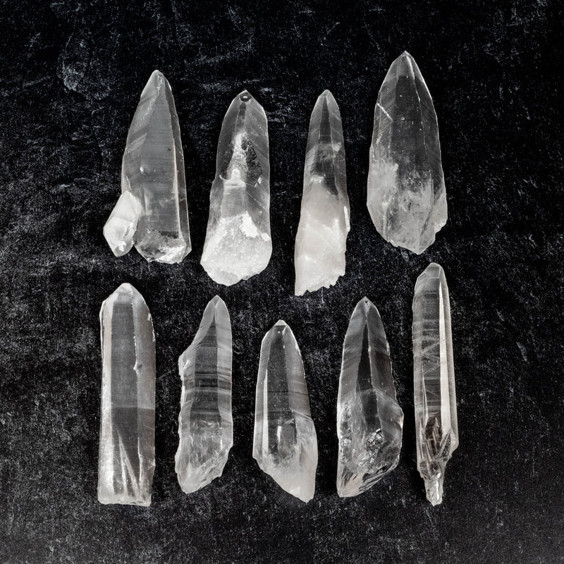 Lemurian Seed Quartz Crystals 1 Kilo 3.9" - 5.2" | Wholesale Lot