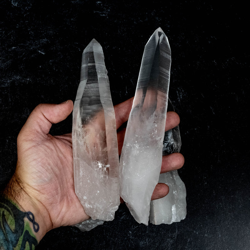 Lemurian Seed Quartz Crystals 1.45 Kilo 6.1" - 7.9" | Wholesale Lot