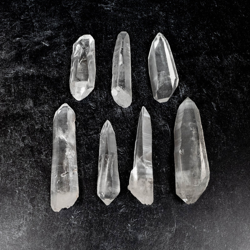 Lemurian Seed Quartz Crystals 785 g 3.5" - 5.3" DT | Wholesale Lot