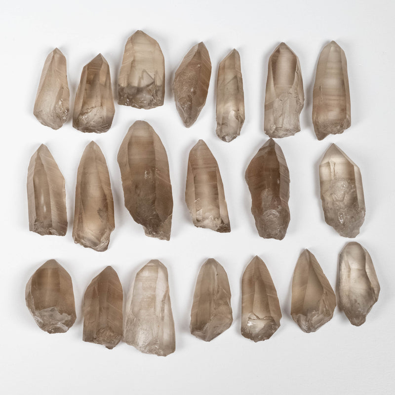 Smoky Lemurian Seed Quartz Crystals 1 Kilo 1.5" - 2.5" | Wholesale Lot