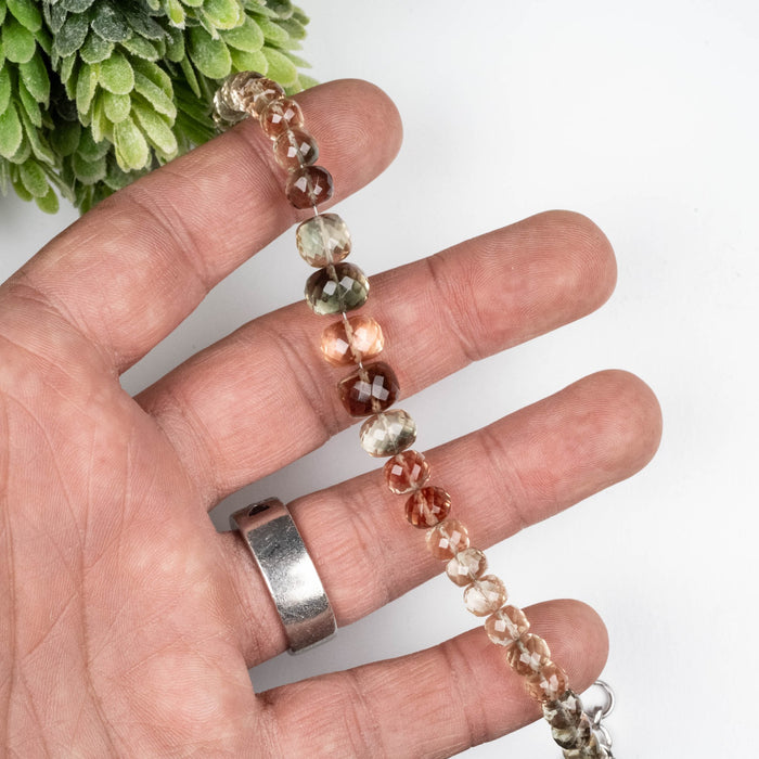 AAA Oregon Sunstone Bracelet 9" Adjustable .925 Silver - InnerVision Crystals