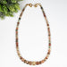 AAA Oregon Sunstone Necklace 21" Adjustable .925 Silver + 18K Gold - InnerVision Crystals