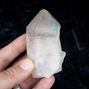 Ajoite in Quartz 174 g 87x45mm - InnerVision Crystals