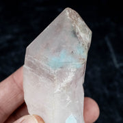 Ajoite in Quartz 174 g 87x45mm - InnerVision Crystals