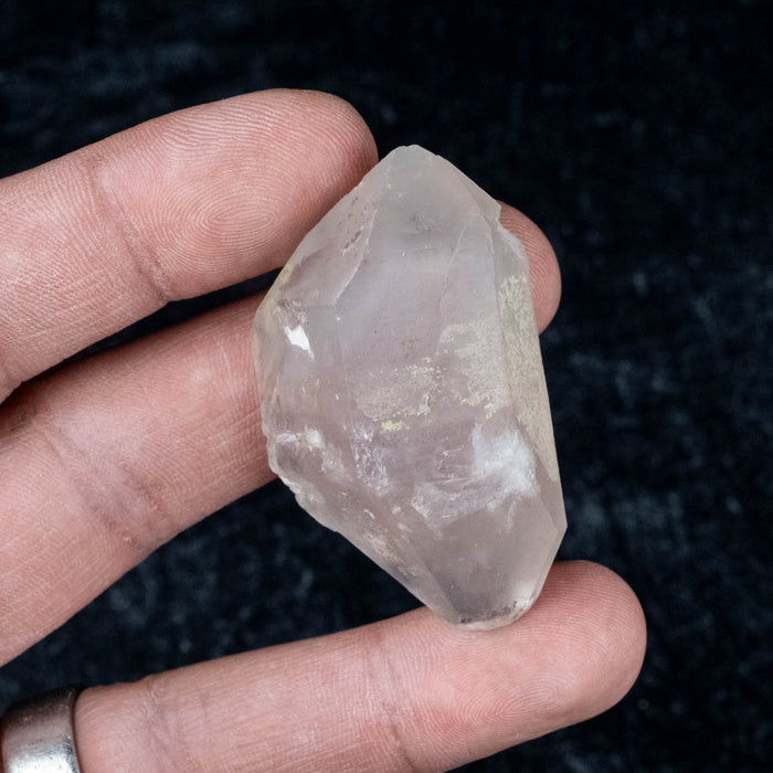 Ajoite + Papagoite in Quartz 37 g 53x30mm - InnerVision Crystals