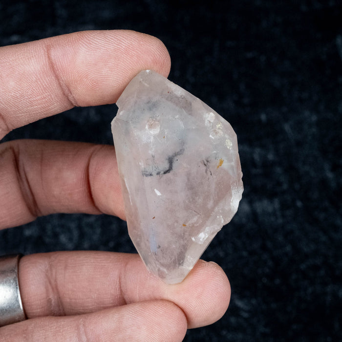 Ajoite + Papagoite in Quartz 37 g 53x30mm - InnerVision Crystals