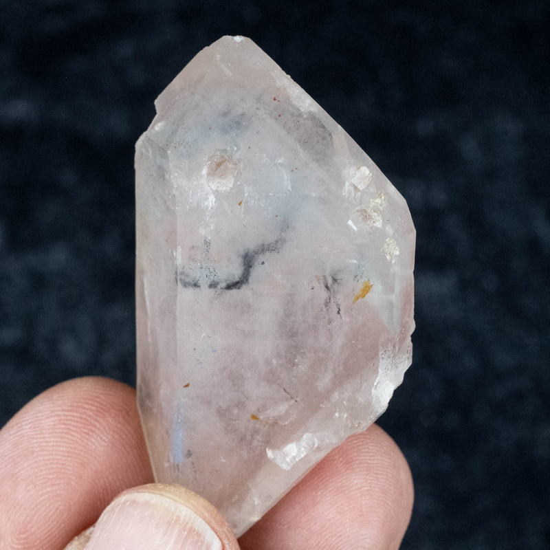 Ajoite + Papagoite in Quartz 37 g 53x30mm - InnerVision Crystals