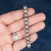 Aletai Meteorite 8mm Bead Bracelet 6.5" .925 Silver - InnerVision Crystals
