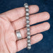 Aletai Meteorite 8mm Bead Bracelet 7.5" .925 Silver - InnerVision Crystals