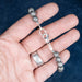Aletai Meteorite 8mm Bead Bracelet 7.5" .925 Silver - InnerVision Crystals