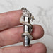 Aletai Meteorite Dragon Pendant .925 Sterling Silver 46x8mm - InnerVision Crystals
