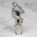 Aletai Meteorite Dragon Pendant .925 Sterling Silver 46x8mm - InnerVision Crystals