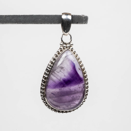 Amethyst Pendant 8.87 g 43x21mm .925 Silver - InnerVision Crystals