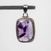 Amethyst Pendant 8.88 g 39x20mm .925 Silver - InnerVision Crystals