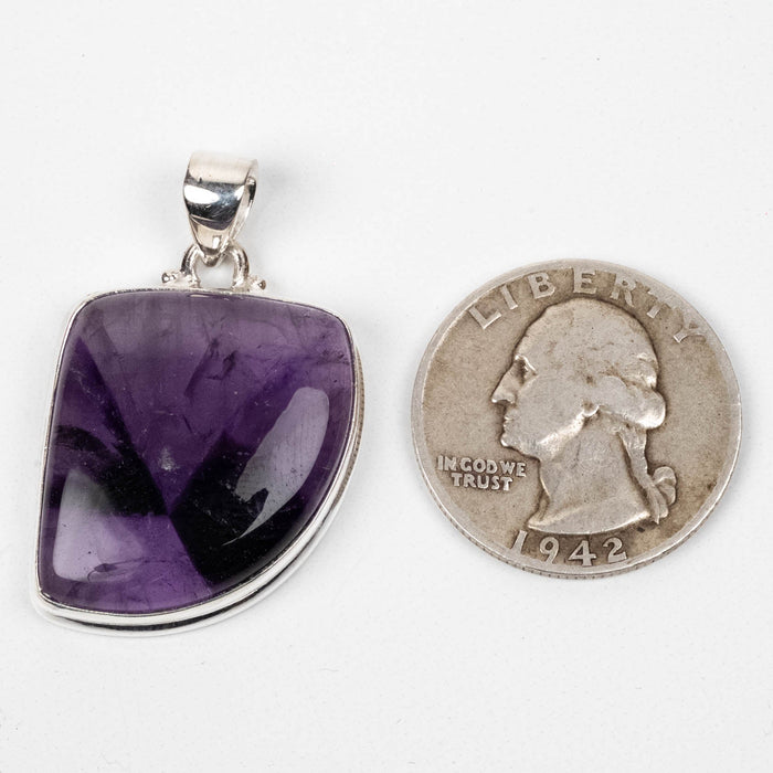 Amethyst Pendant 9.50 g 36x22mm - InnerVision Crystals