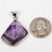 Amethyst Pendant 9.81 g 41x30mm - InnerVision Crystals