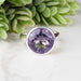 Amethyst Ring 10mm Size 6 - InnerVision Crystals