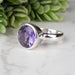 Amethyst Ring 10mm Size 6 - InnerVision Crystals