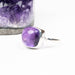 Amethyst Ring 10mm Size 6 .925 Silver - InnerVision Crystals