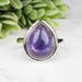 Amethyst Ring 13x10mm Size 8 - InnerVision Crystals