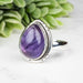 Amethyst Ring 13x10mm Size 8 - InnerVision Crystals