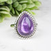 Amethyst Ring 15x11mm Size 8 - InnerVision Crystals