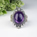 Amethyst Ring 16x12mm Size 9 - InnerVision Crystals