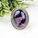 Amethyst Ring 19x13mm Size 8 - InnerVision Crystals
