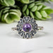 Amethyst Ring 4.5mm Size 7 - InnerVision Crystals