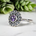 Amethyst Ring 4.5mm Size 8 - InnerVision Crystals