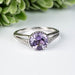 Amethyst Ring 7.85mm Size 10 - InnerVision Crystals