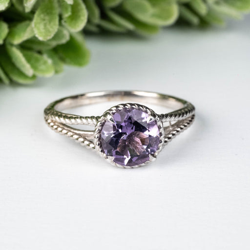 Amethyst Ring 7.85mm Size 10 - InnerVision Crystals
