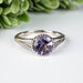 Amethyst Ring 7.85mm Size 10 - InnerVision Crystals