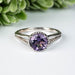Amethyst Ring 7.85mm Size 10 - InnerVision Crystals