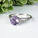 Amethyst Ring 7.85mm Size 10 - InnerVision Crystals