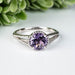 Amethyst Ring 7.85mm Size 10 - InnerVision Crystals