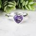 Amethyst Ring 8mm Size 10 - InnerVision Crystals
